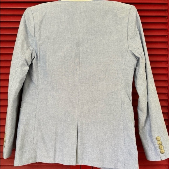 J Crew Thompson Blazer and Suit Pant Boys 14 in Cloudy Blue Oxford - Picture 3 of 10